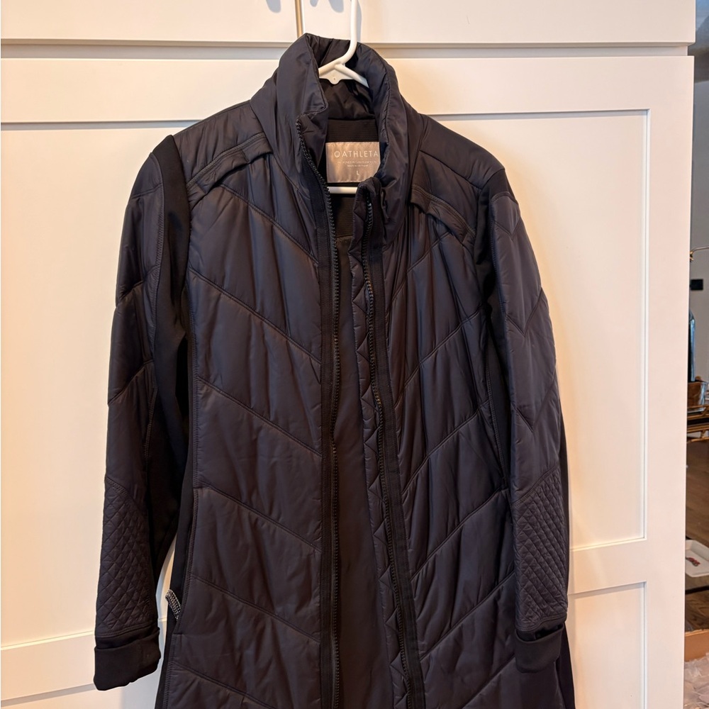 Athleta Black Puffer Jacket